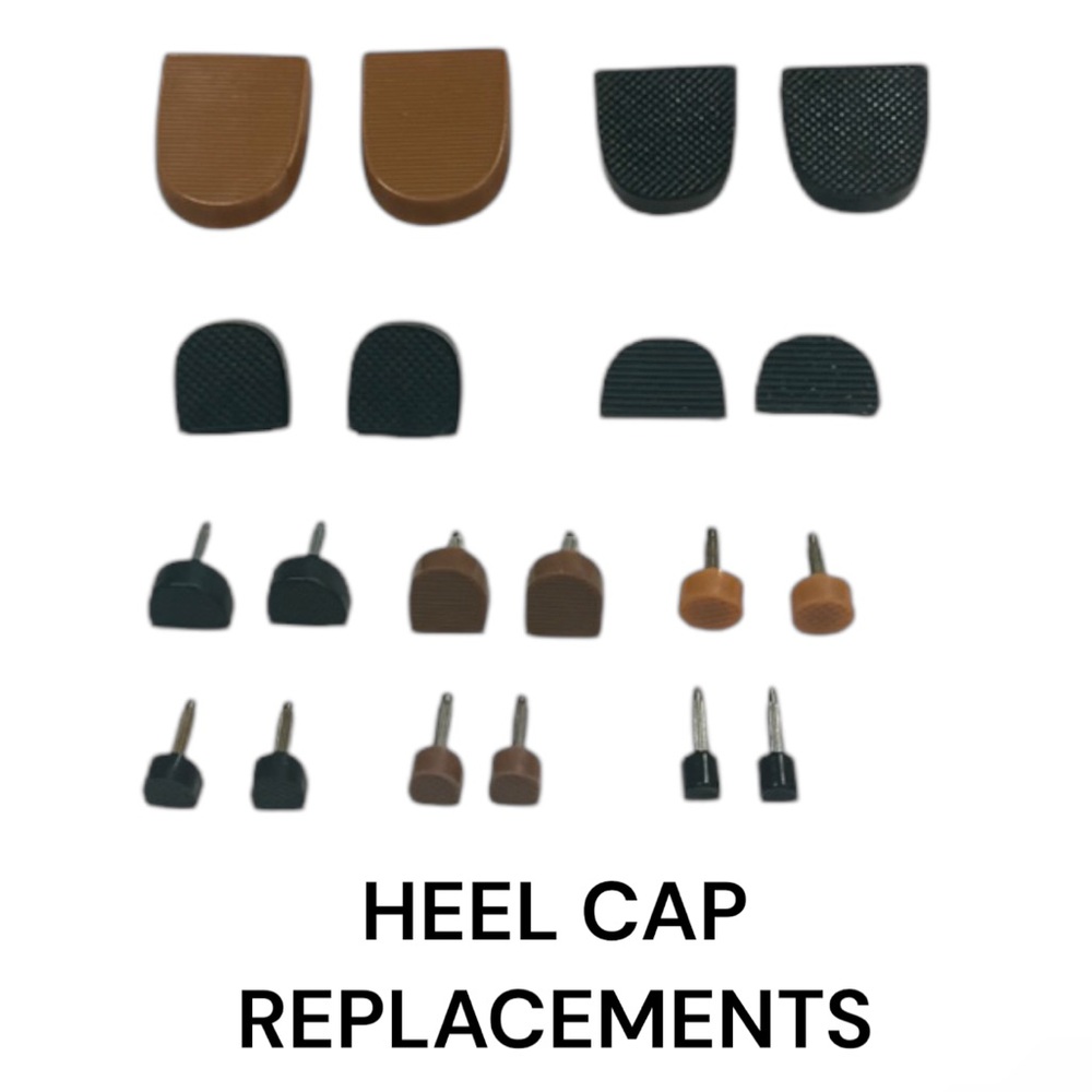 New lot of 10 pairs variety of shoe repair replacement heel caps